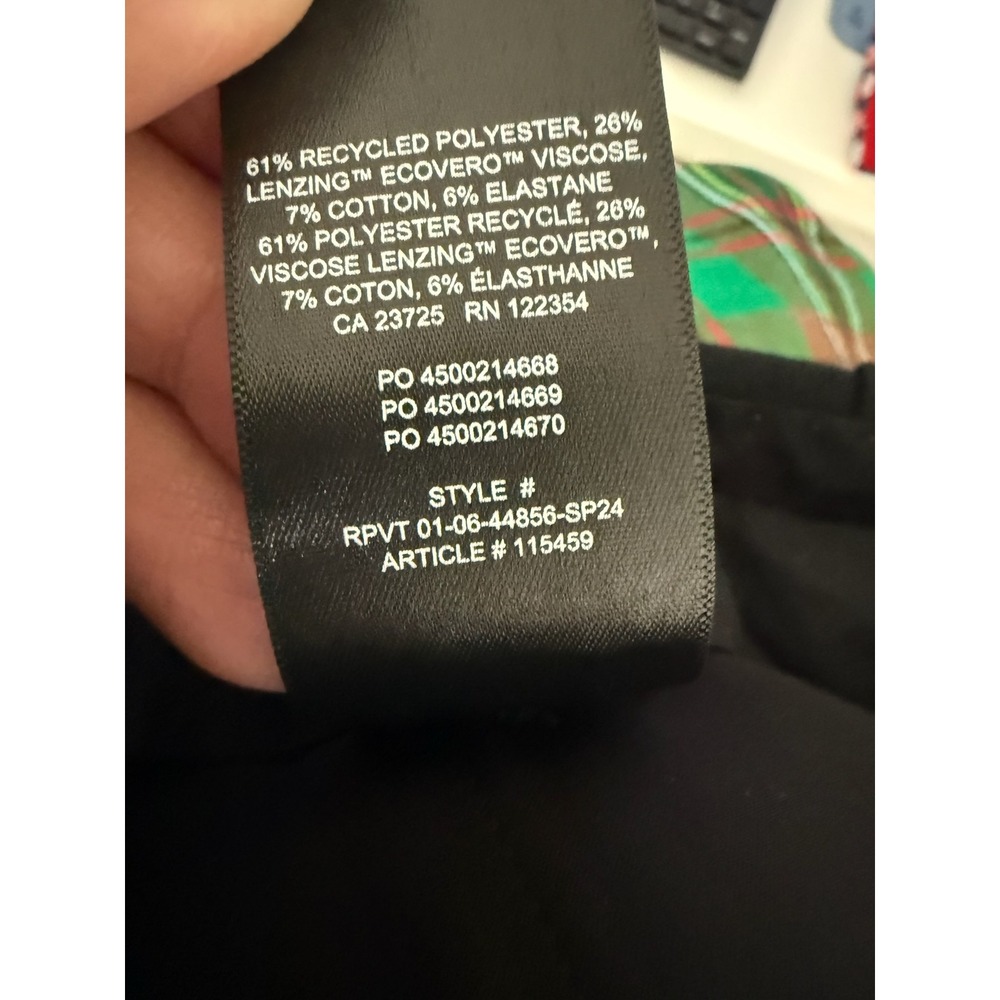 Babaton Decade Black Wide Leg Dress Pants High Waisted Trousers Size 8 Office - Picture 11 of 11